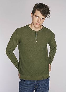 Sweatshirt com bot&otilde;es multicolor Gaudì Jeans