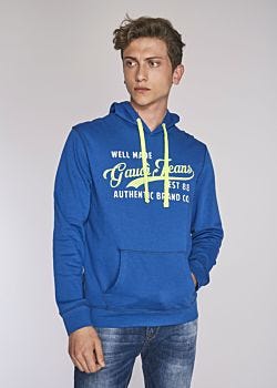track jacket with hood and fluorescent print Gaudì Jeans
